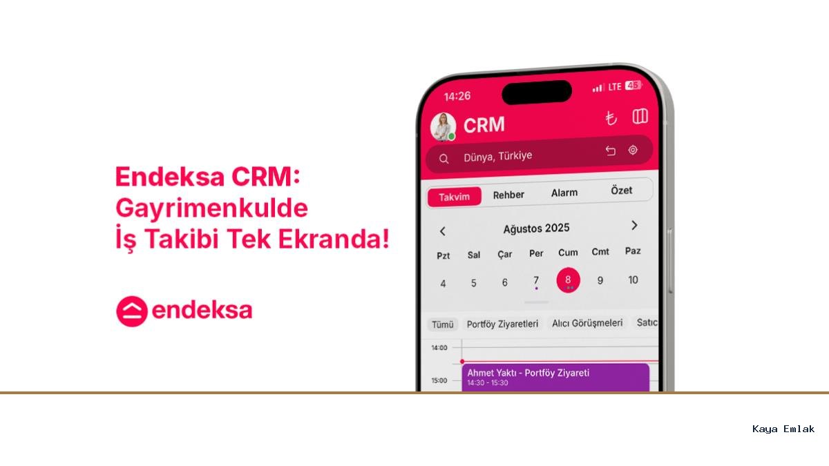 Kaya Emlak CRM Kullanıma Açıldı!